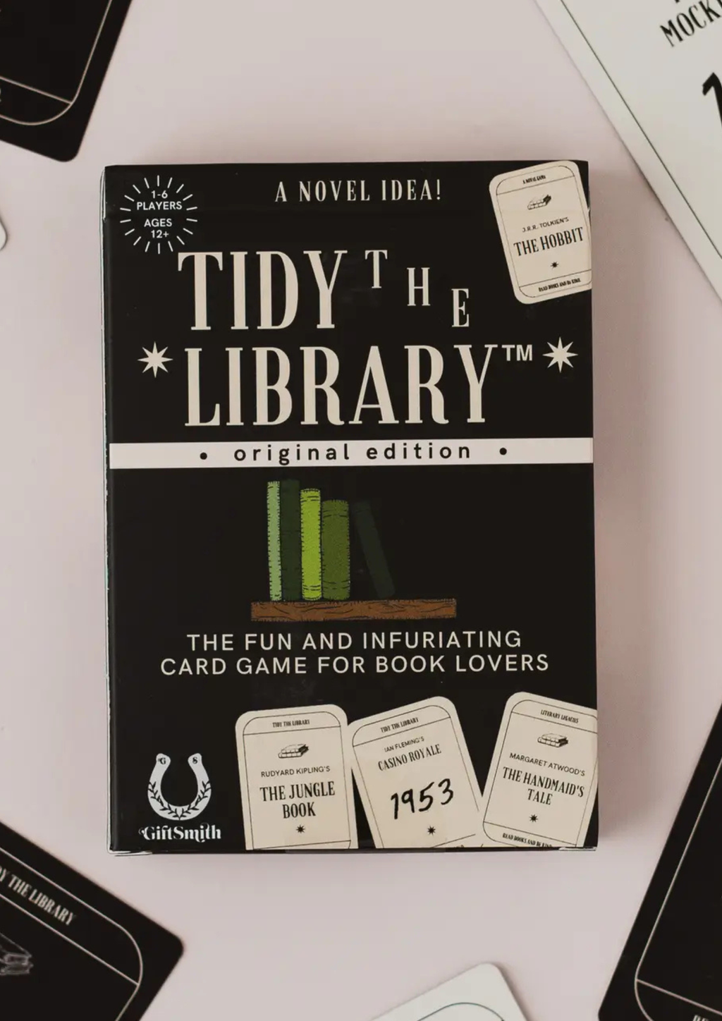 TIDY THE LIBRARY: The Original Card Game for Book Lovers