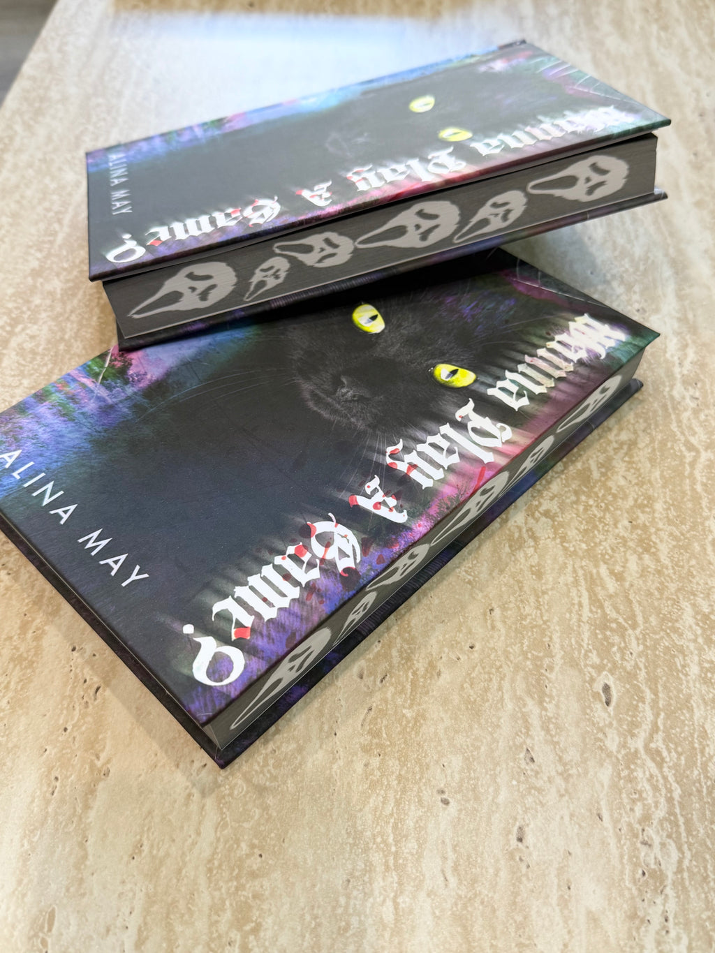 Wanna Play a Game? (The Hunter's Club #1) by Alina May (Hardback - Sprayed Edges)