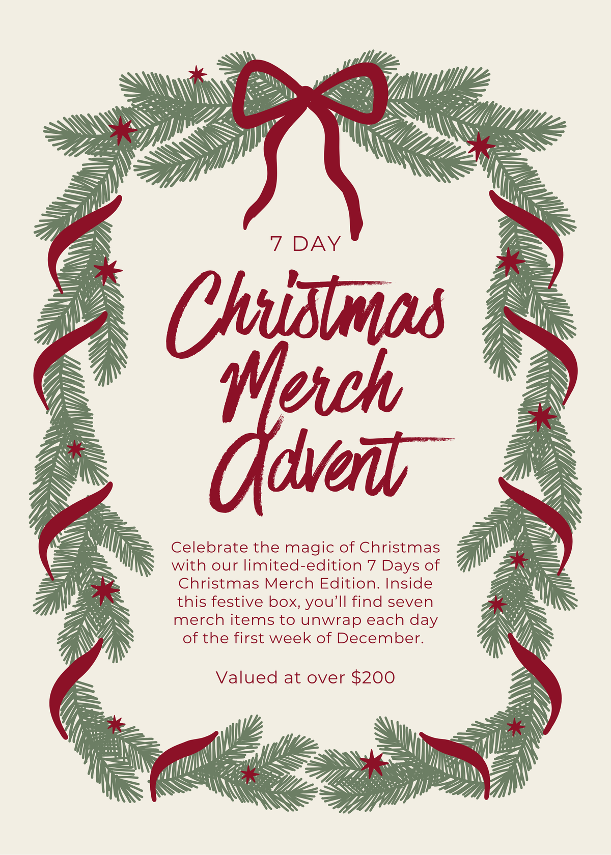 PREORDER - 7 Days of Christmas: Merch Edition