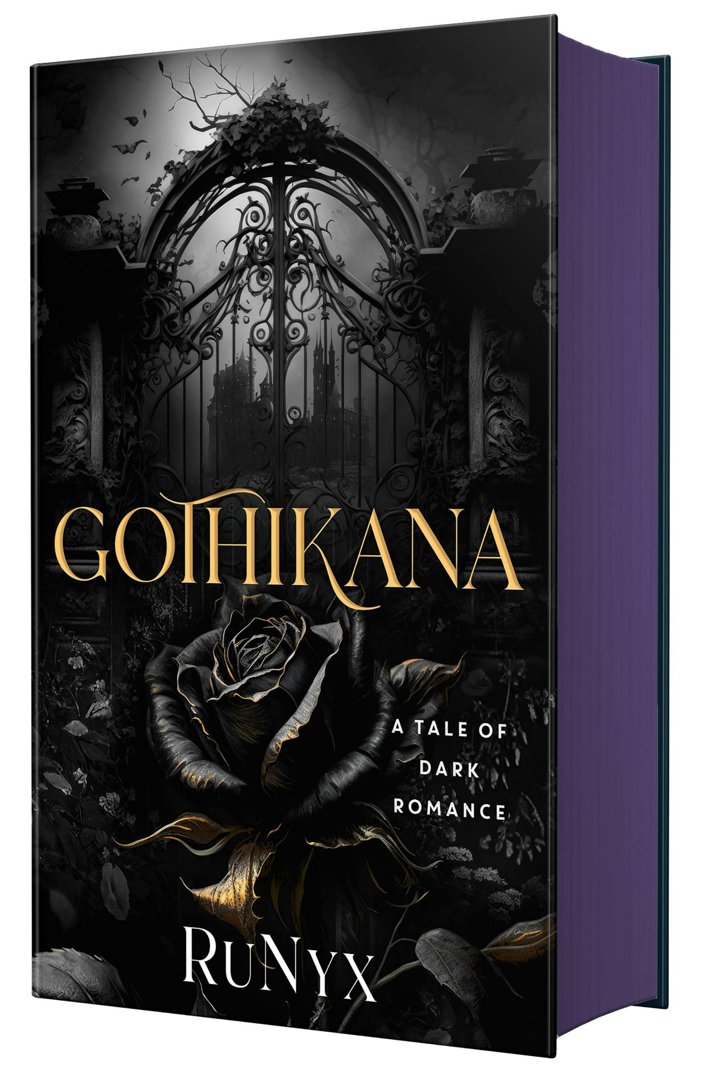 Gothikana Hardback - Purple Sprayed Edges- RuNyx