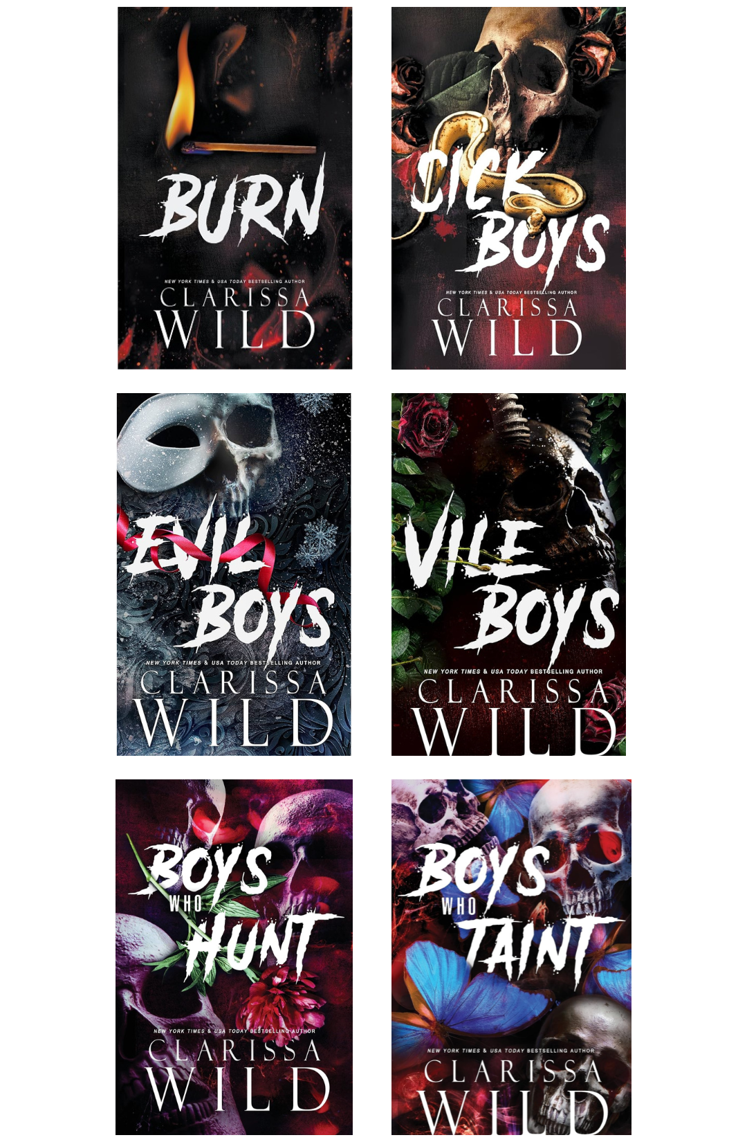 Spine Ridge University Series by Clarissa Wild