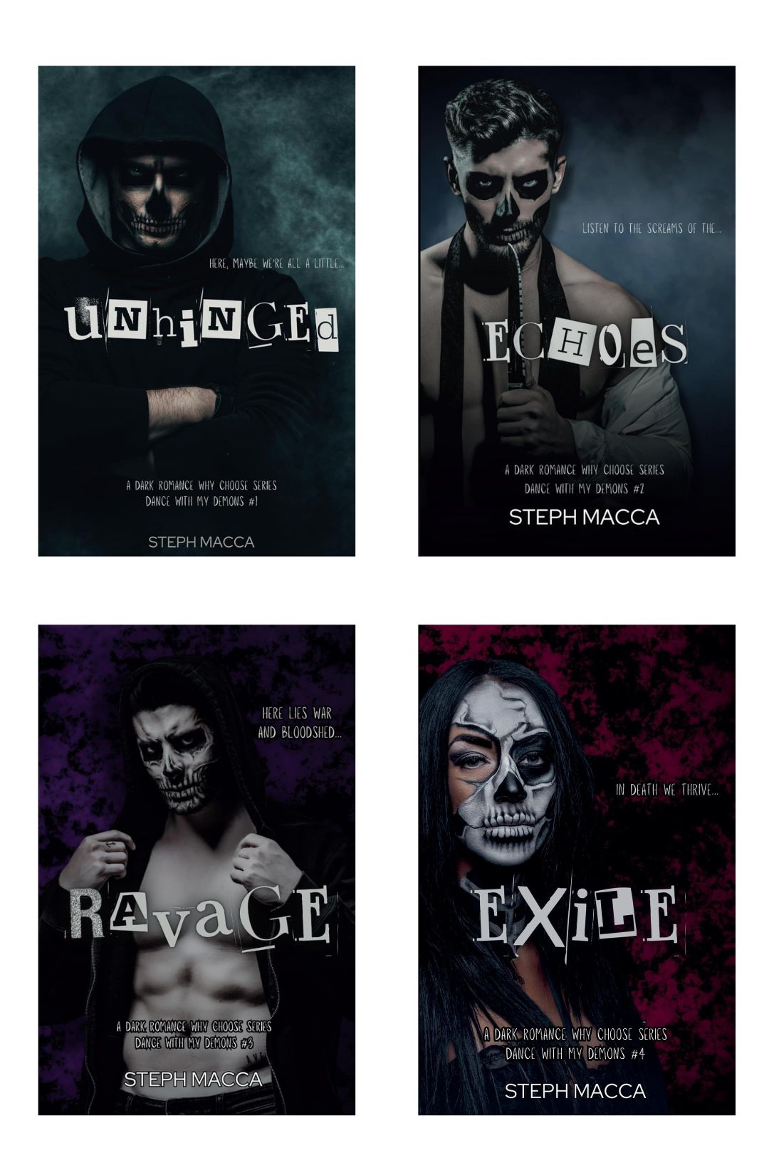 Dance With My Demons Series by Steph Macca