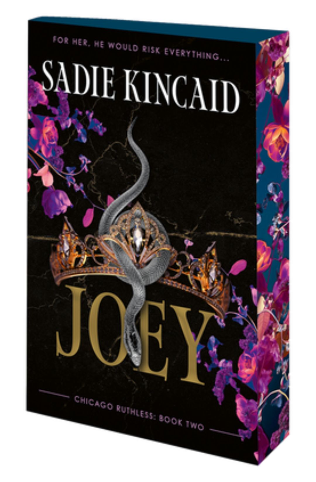 Joey (Chicago Ruthless, #2) by Sadie Kincaid Paperback Limited First Edition Sprayed Edges