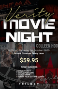 Verity Movie Night |  Thursday 1 October, Palace Cinemas Penny Lane