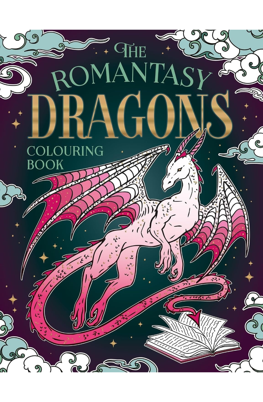 The Romantasy Dragons Colouring Book