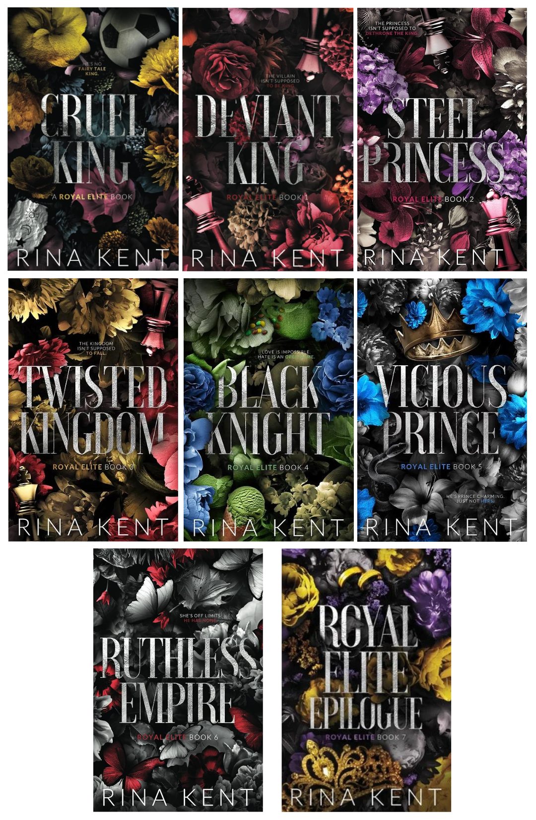 Royal Elite Series by Rina Kent.