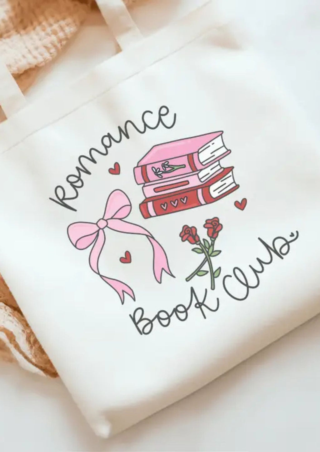 Romance Book Club Canvas Tote Bag