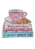 Bookish Holographic Sticker | Waterproof Vinyl 3”