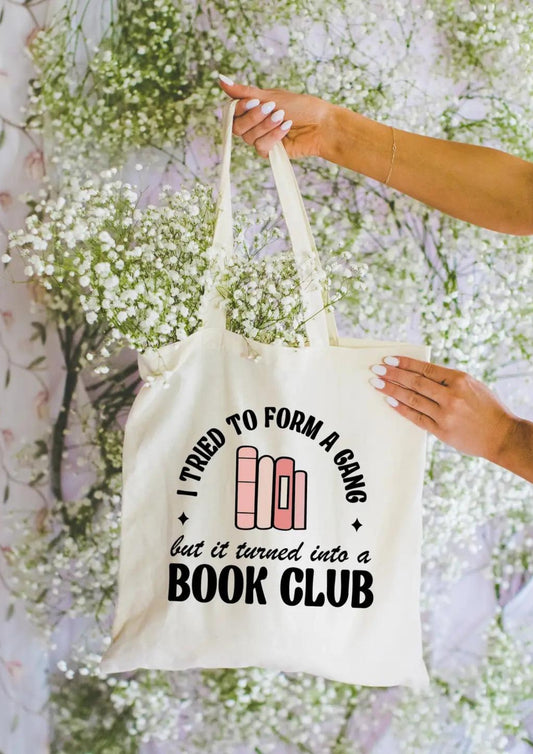 Book Club Gang Canvas Tote Bag